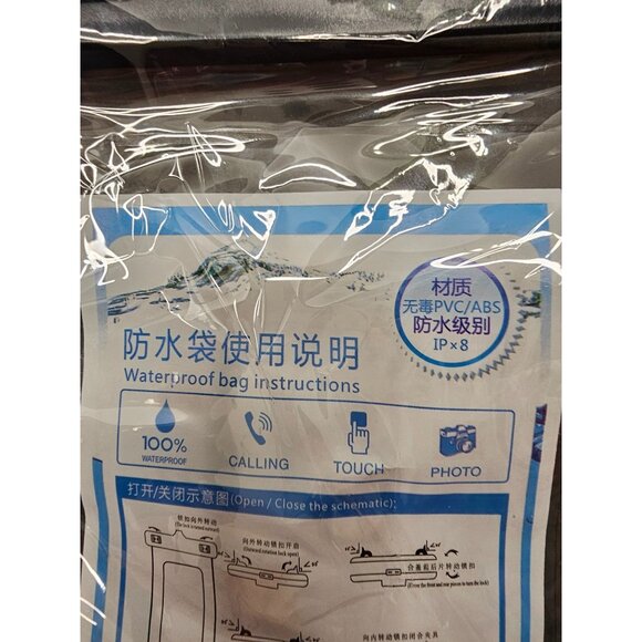 Waterproof Phone Pouch IPX8 Certified Touch-Friendly Fits Up to 6.5" Smartphones - Picture 4 of 4